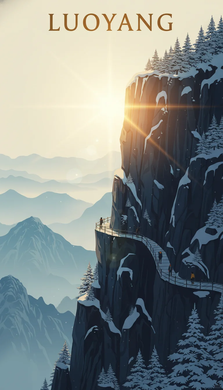 下雪了。洛阳又变成了神都。❄️