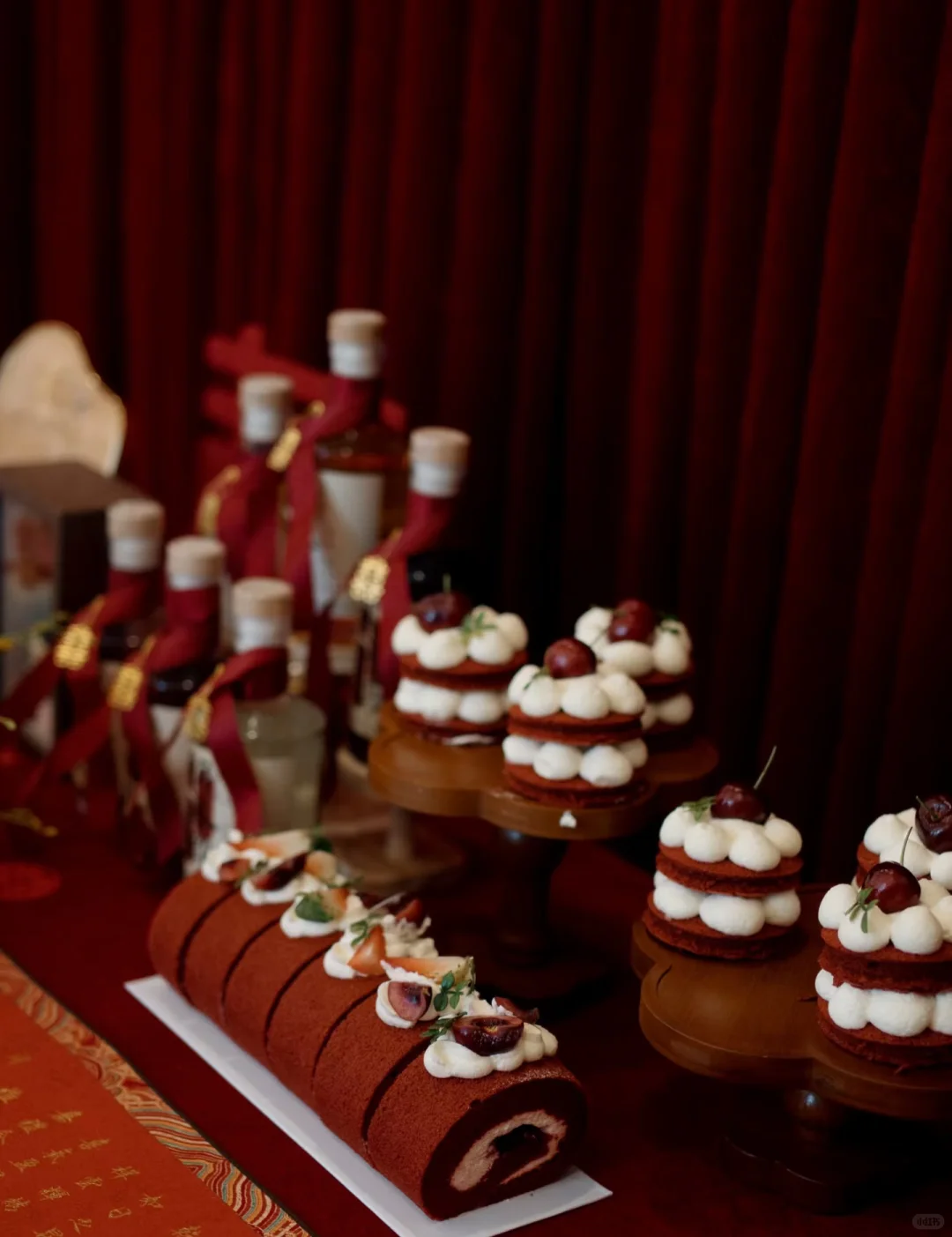 郑州蛋糕定制、婚礼甜品台、订婚甜品台