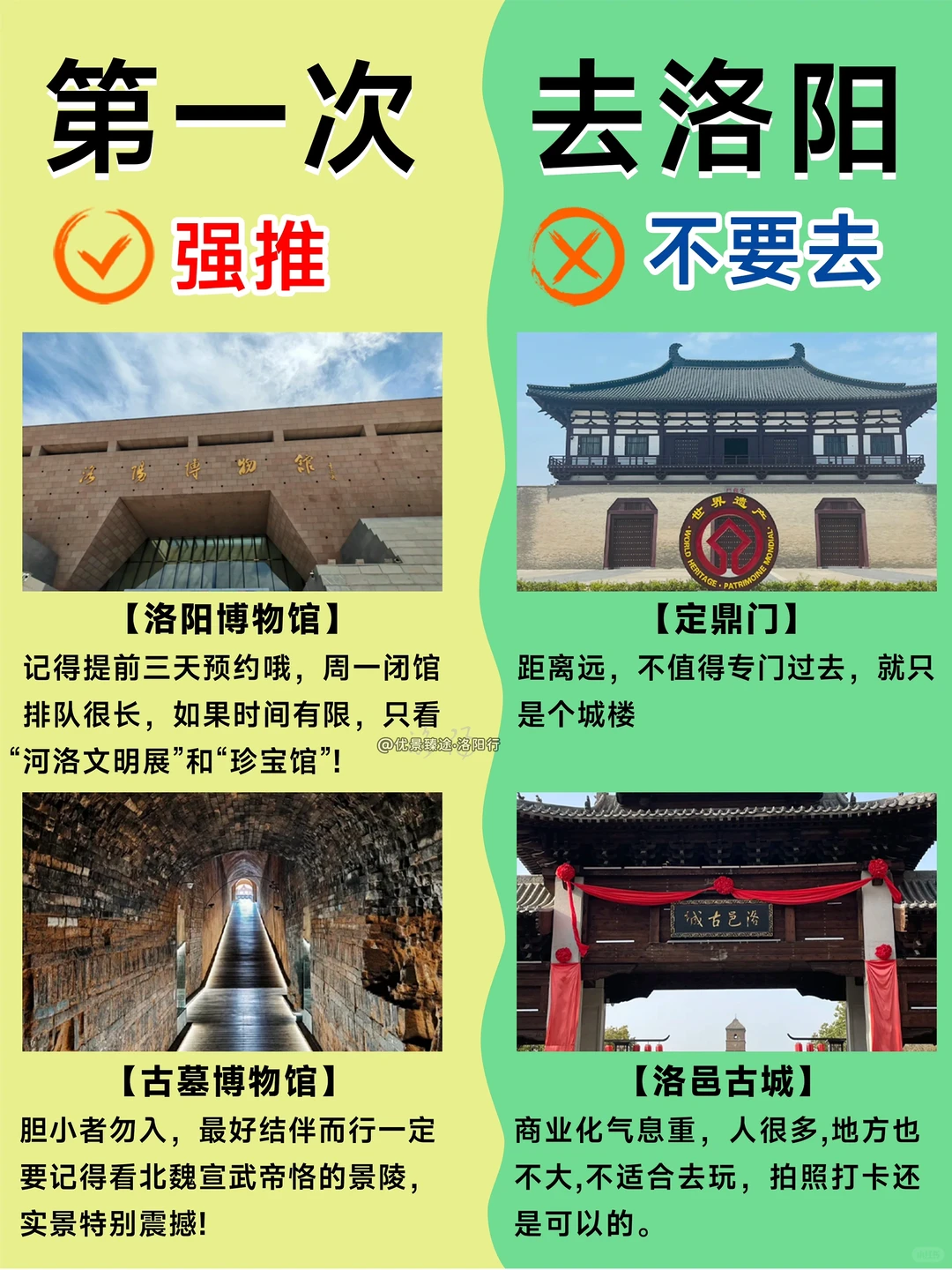 第一次去洛阳，千万要注意‼️