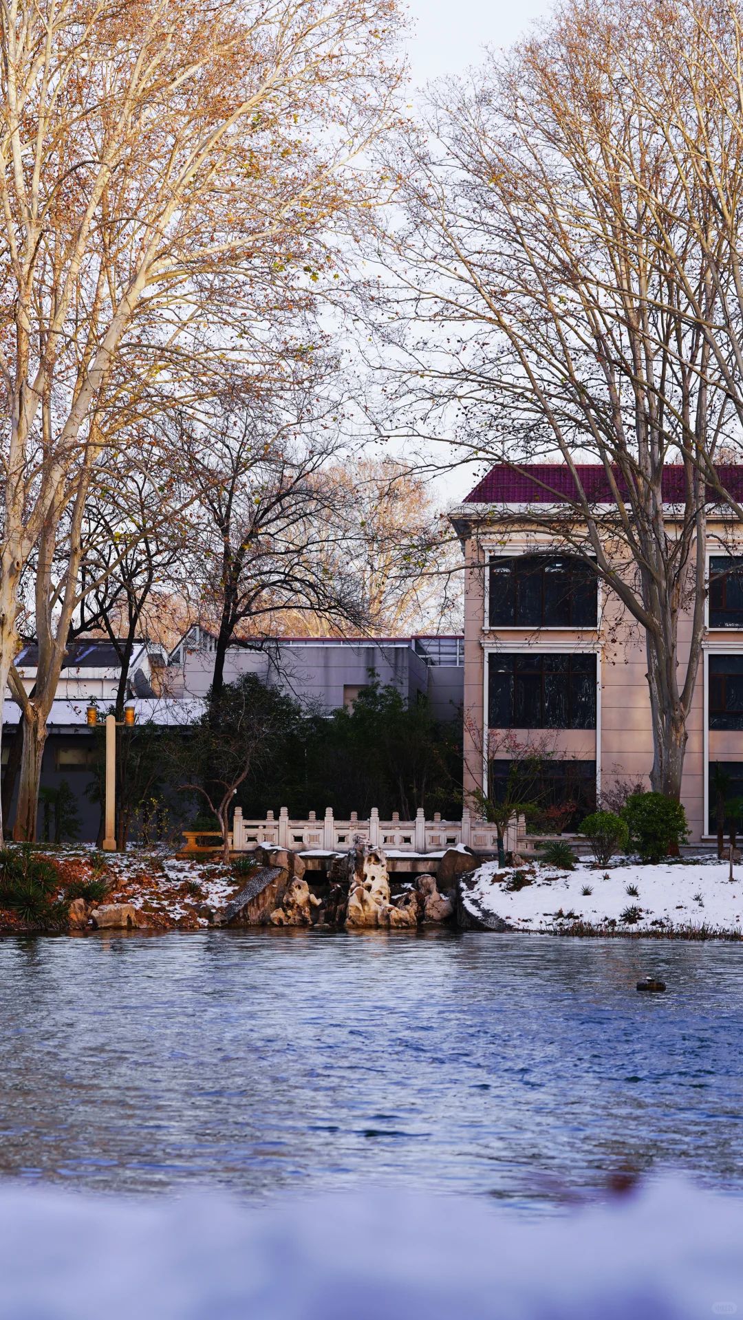 郑州的第一场雪 ｜雪停后的晴空明朗灿烂