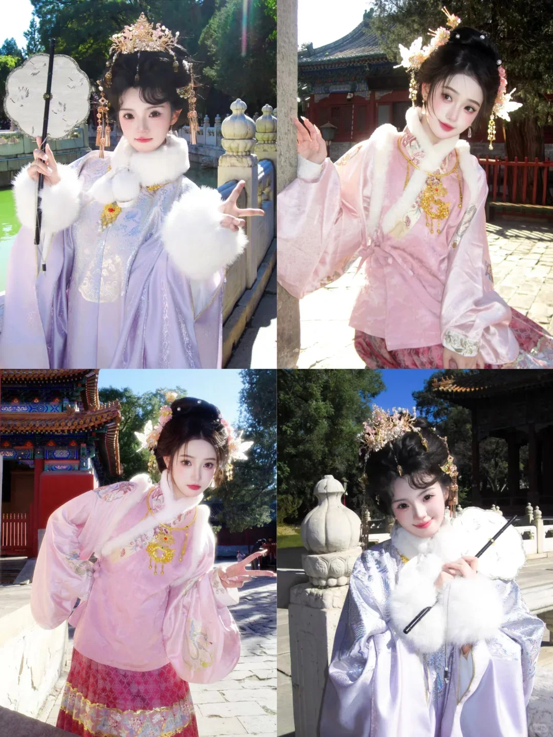 火爆🔥洛阳的6️⃣组明制贵女妆造合集来啦‼️