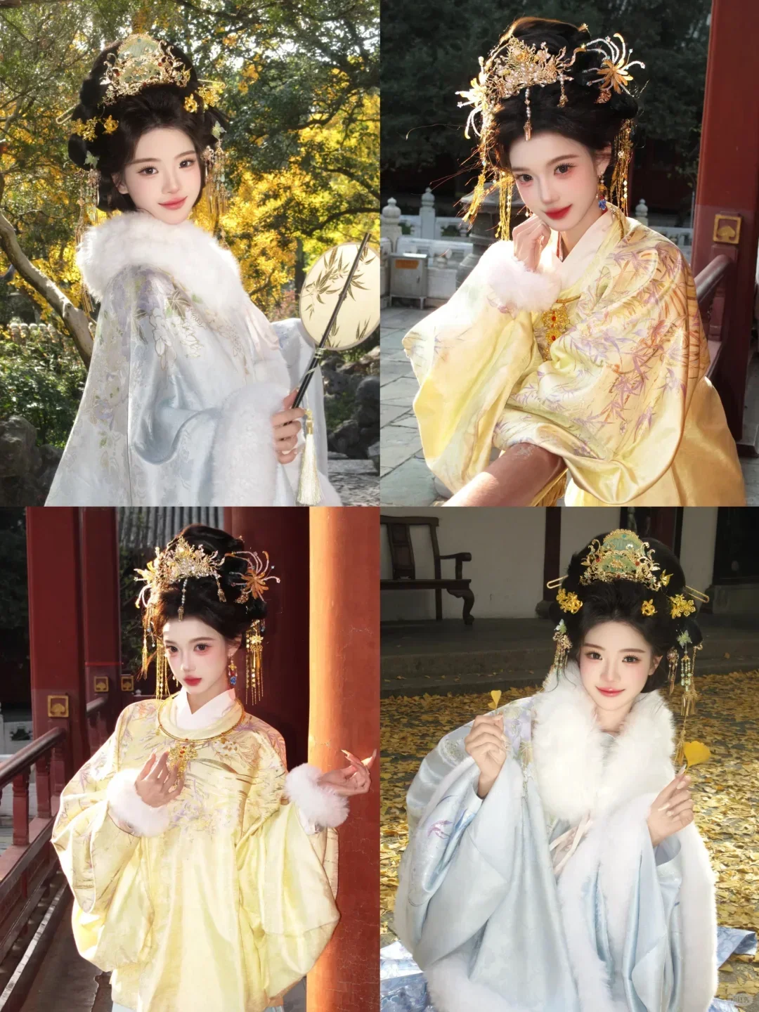 火爆🔥洛阳的6️⃣组明制贵女妆造合集来啦‼️