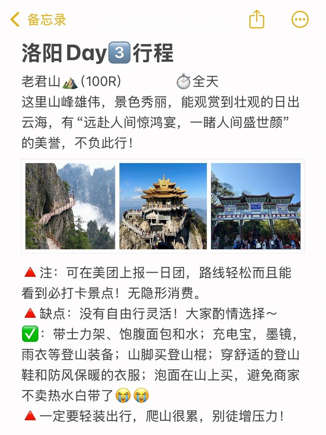 来洛阳看这一篇就够了✅超详细行程攻略👏🏻