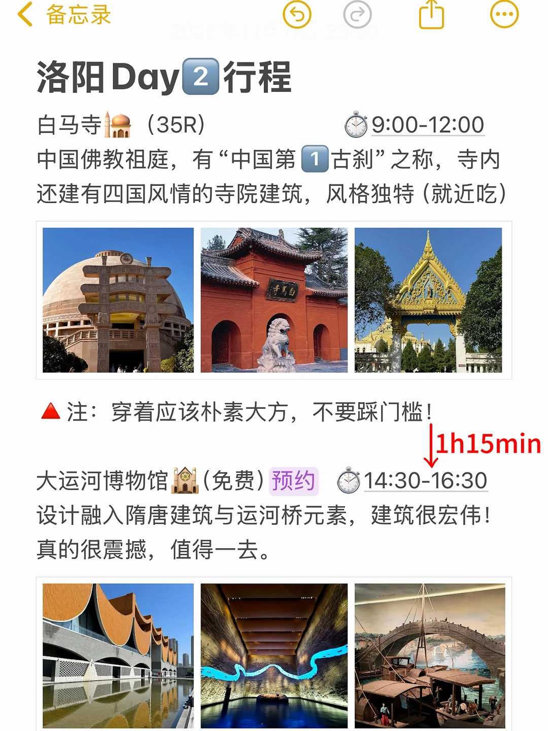 来洛阳看这一篇就够了✅超详细行程攻略👏🏻