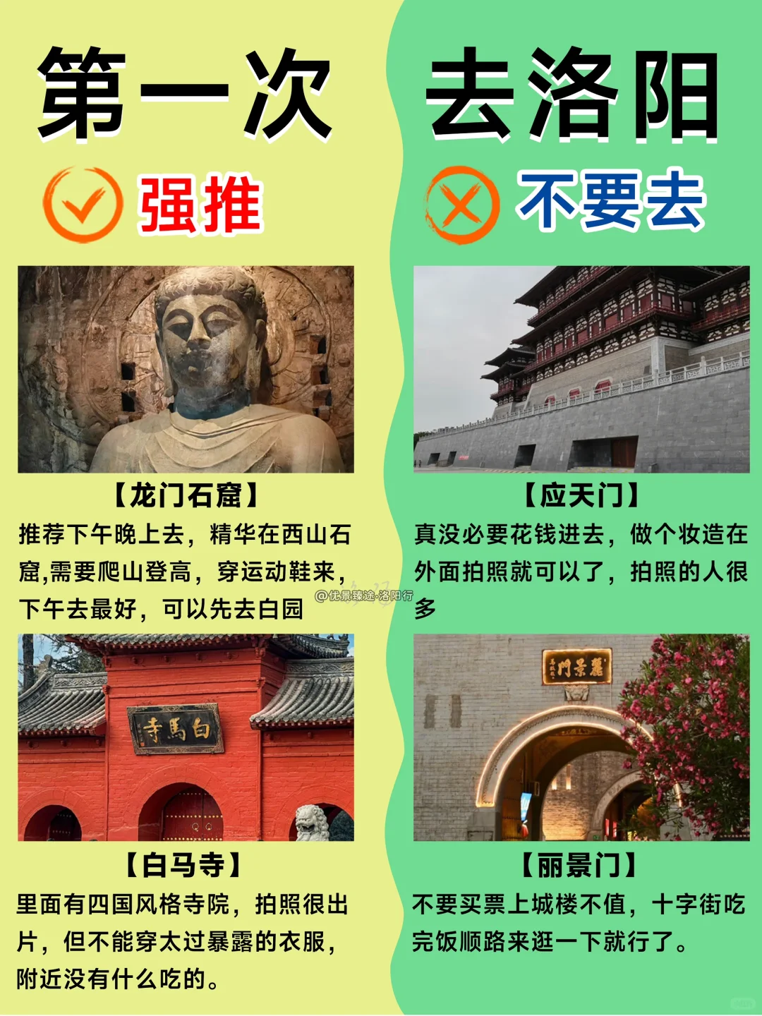 第一次去洛阳，千万要注意‼️