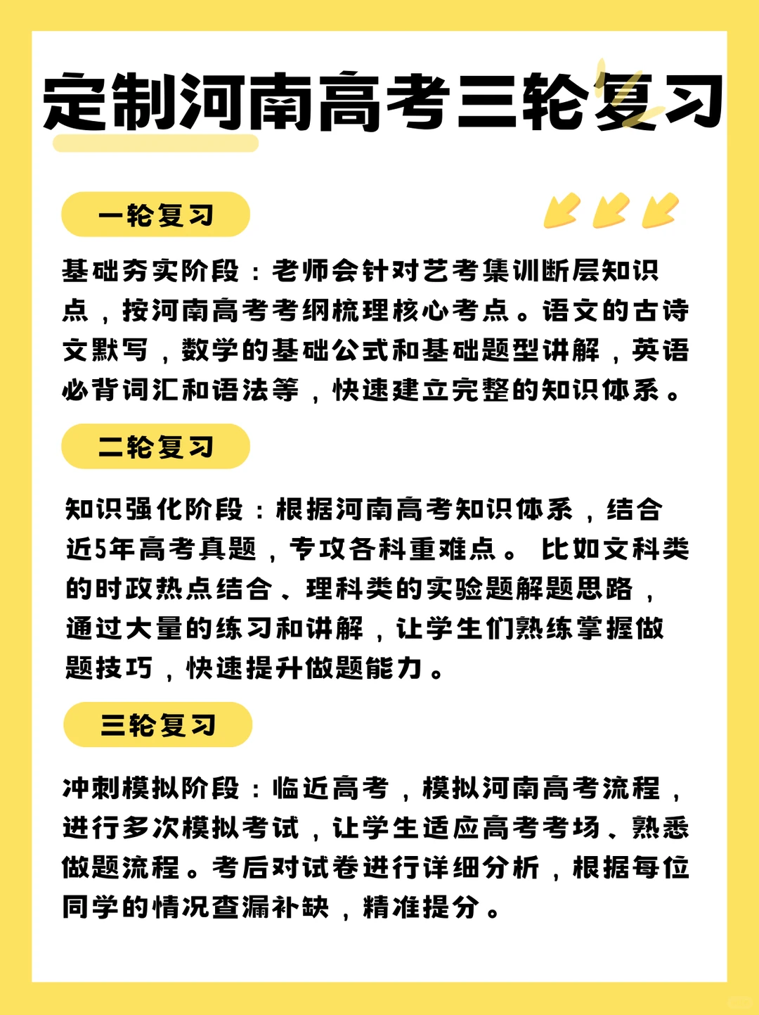 郑州高三全日制集训班推荐！郑州益学教育