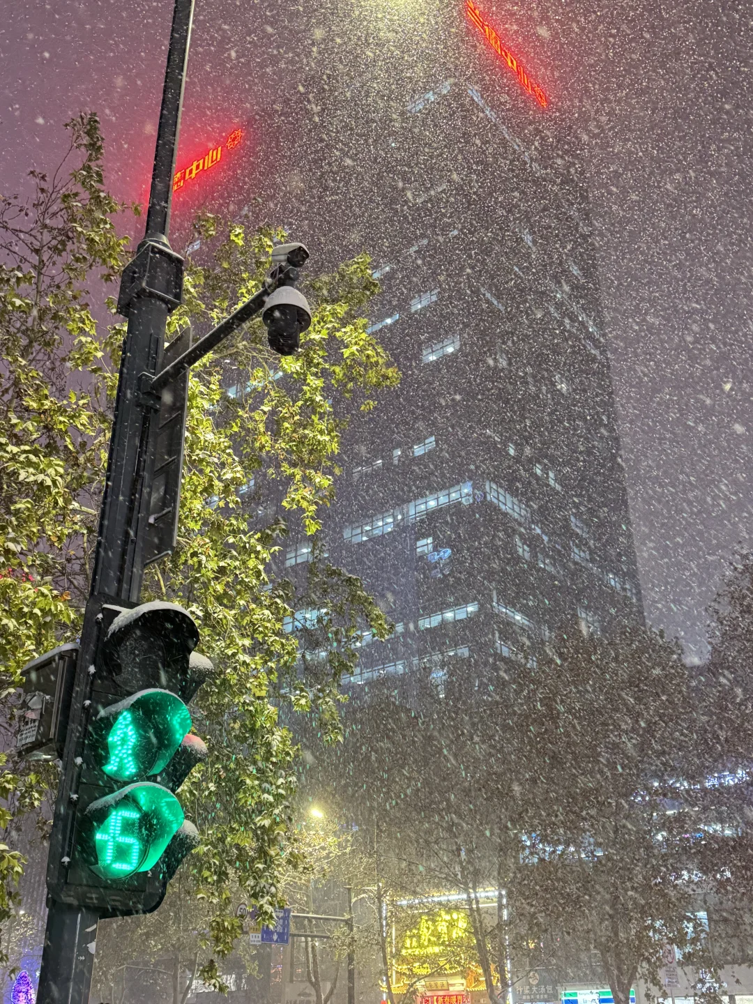 郑州的雪也太漂亮啦❄️