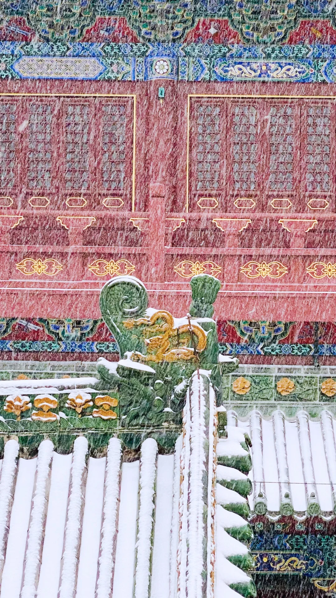 我在郑州文庙拍出了大雪中故宫既视感