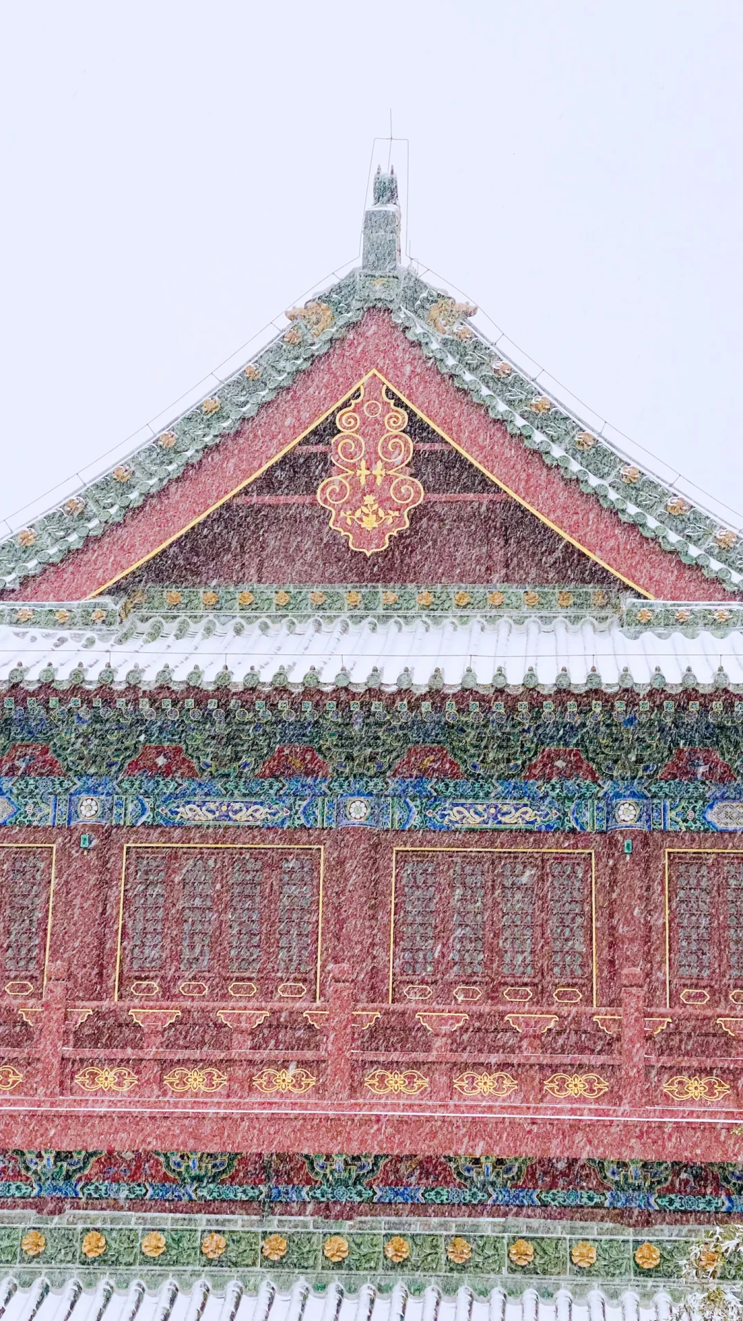 我在郑州文庙拍出了大雪中故宫既视感