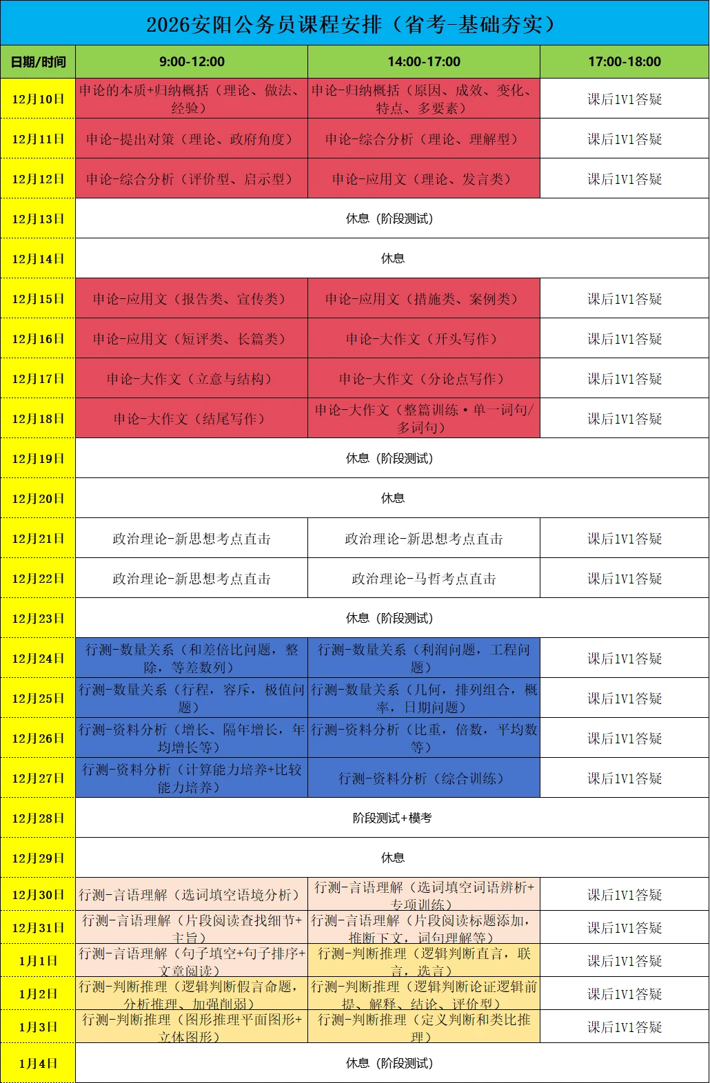 河南省考人的救星！安阳展鹏带你上岸