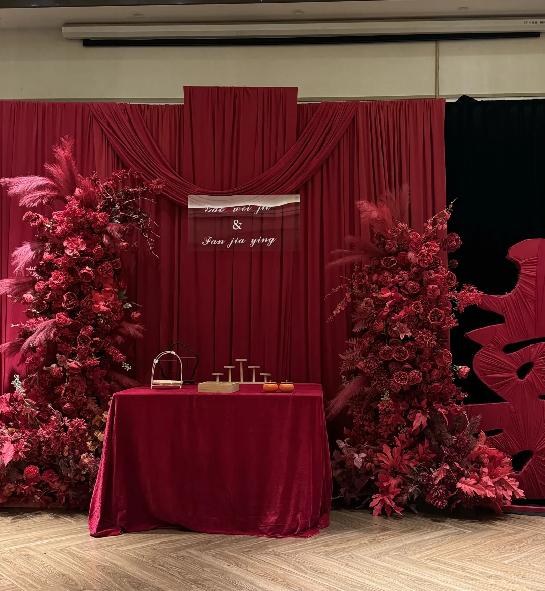 🪭安阳｜✨新中式氛围感订婚宴布置～