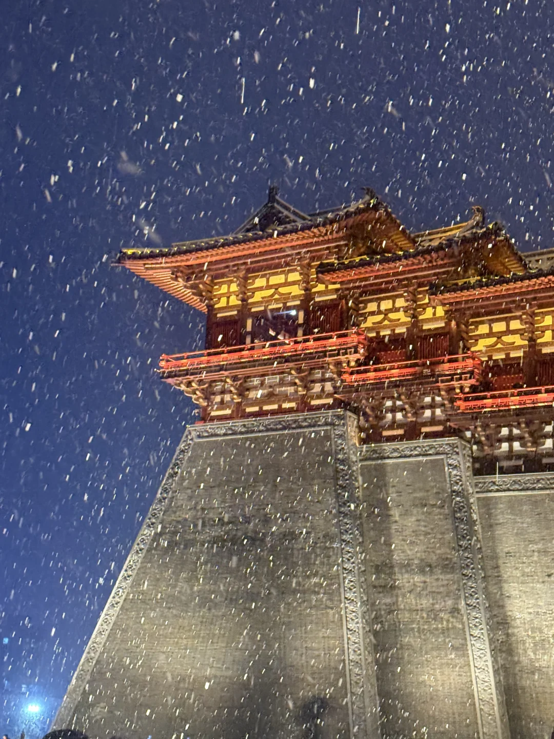 2025属于应天门的第一场雪来啦