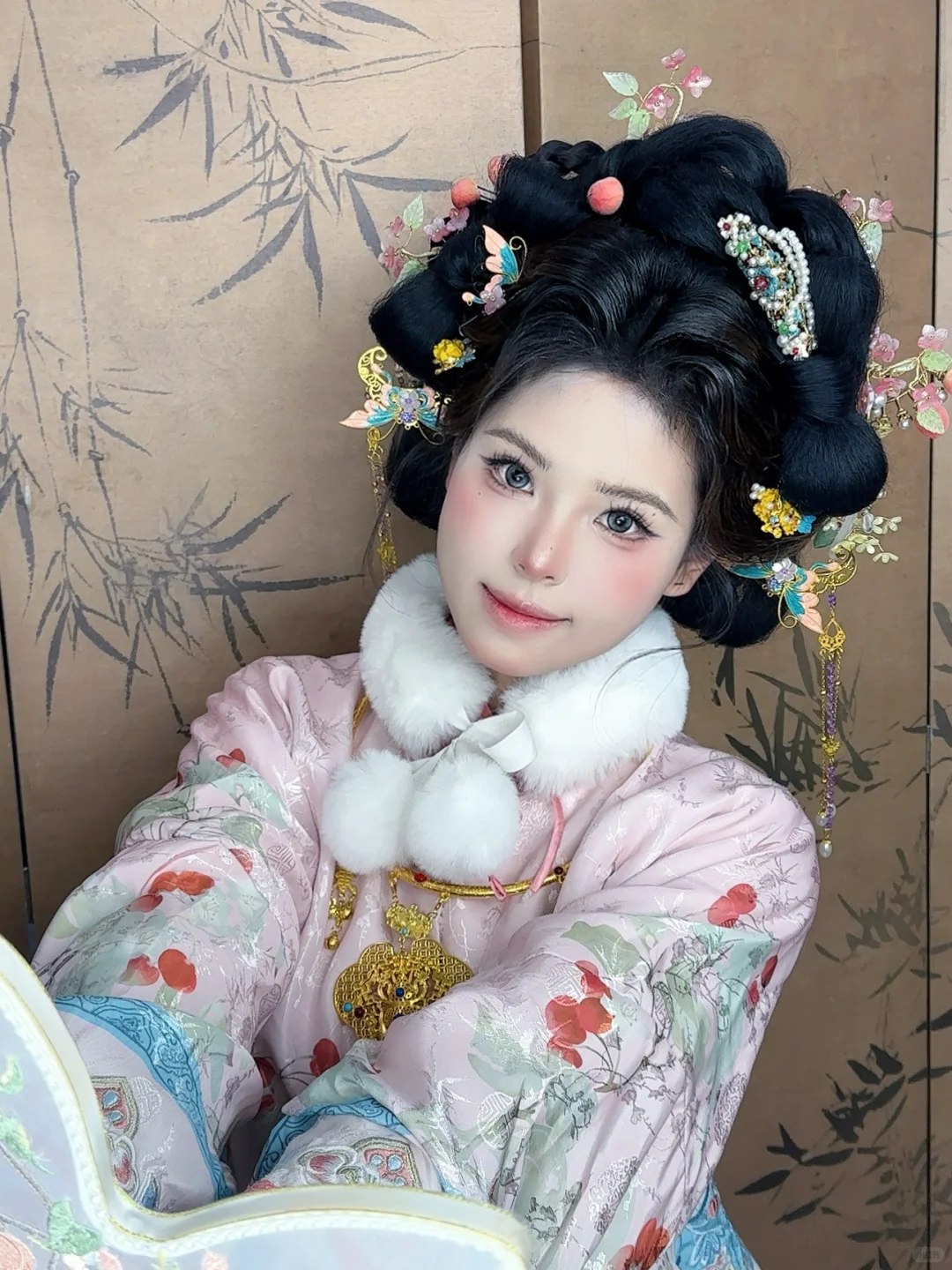 洛阳汉服妆造｜粉色汉服写真太温柔啦‼️