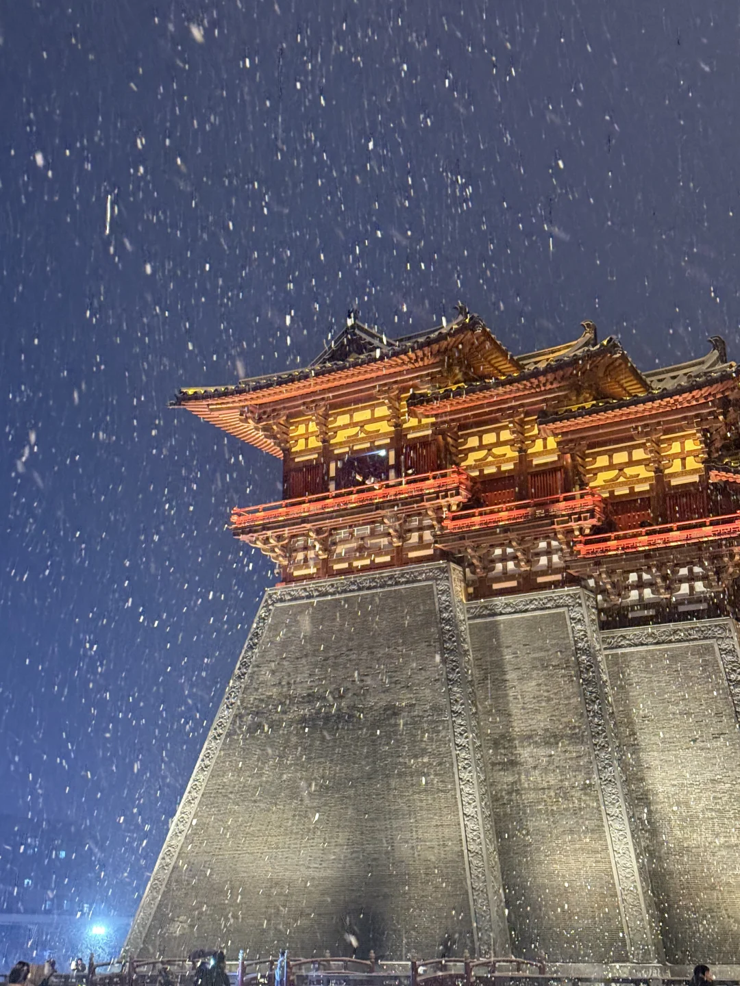 2025属于应天门的第一场雪来啦