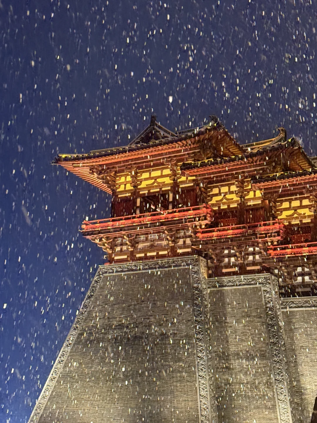 2025属于应天门的第一场雪来啦