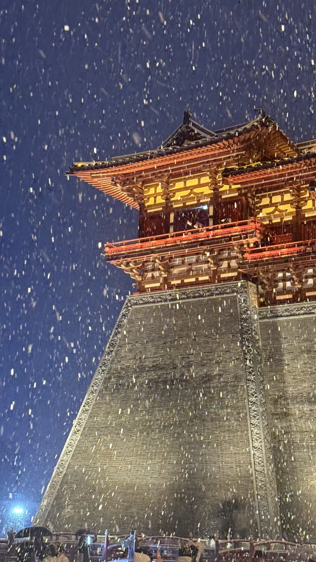 2025属于应天门的第一场雪来啦