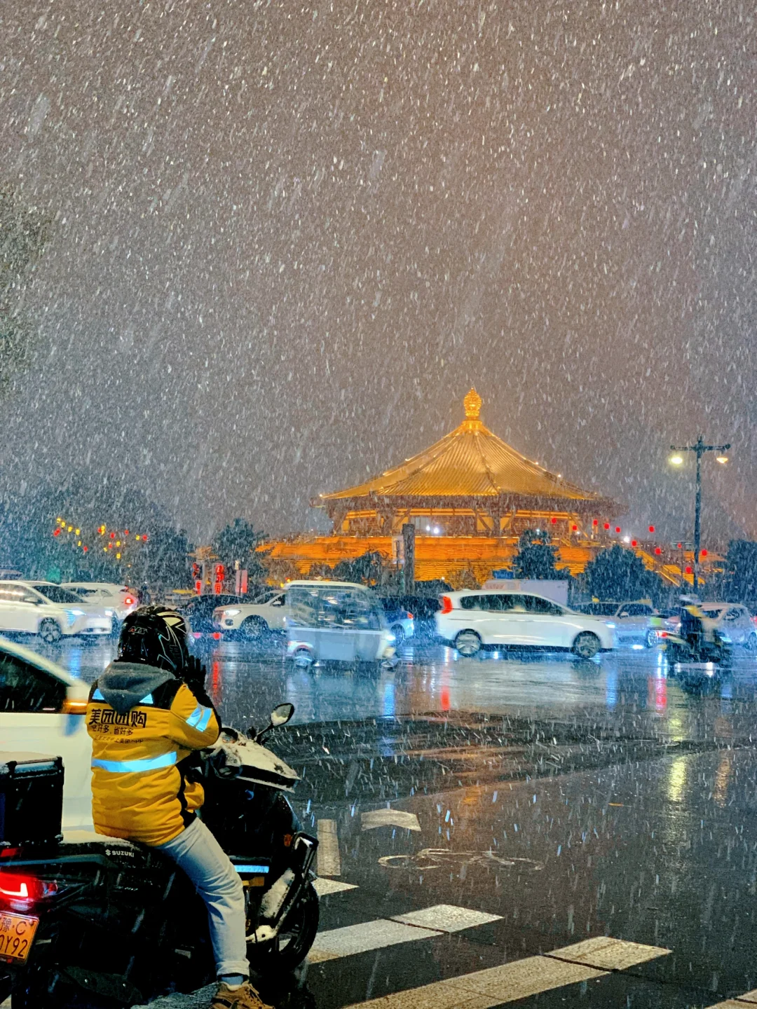 洛阳！今天的雪，太美了❄️❄️