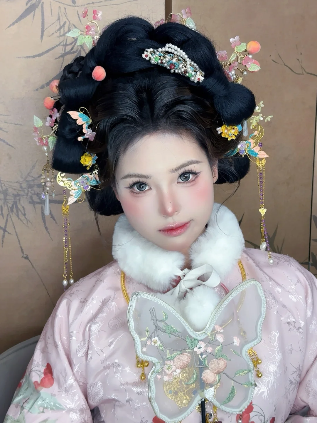 洛阳汉服妆造｜粉色汉服写真太温柔啦‼️