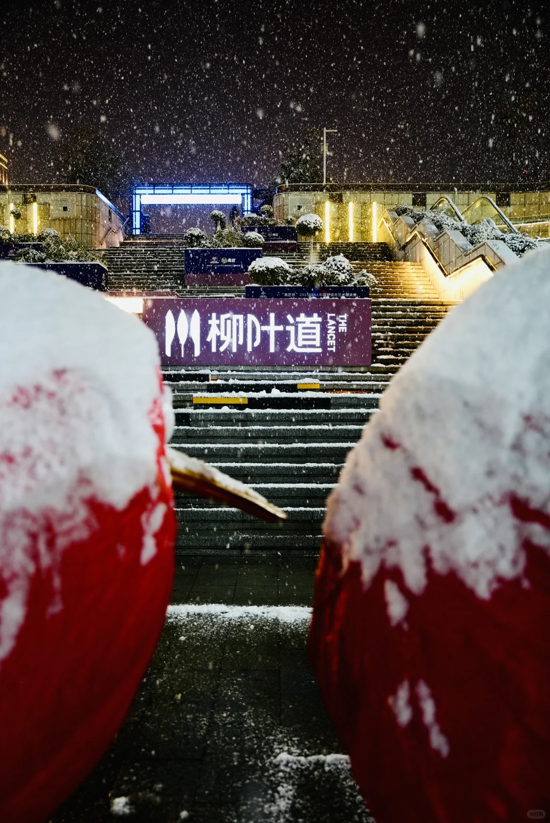 雪景下的柳叶道，格外美
