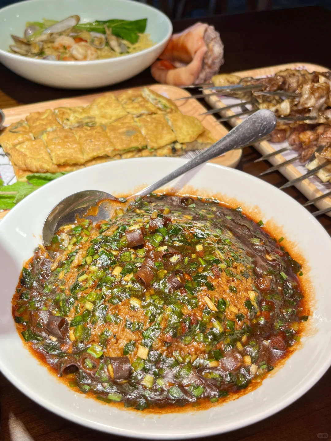 安阳平价海鲜界的top0️⃣！海肠捞饭绝了！