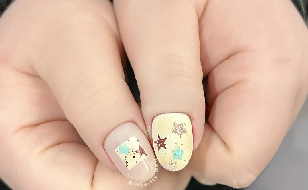 . ݁₊奶油星星曲奇🍪 | 安阳美甲