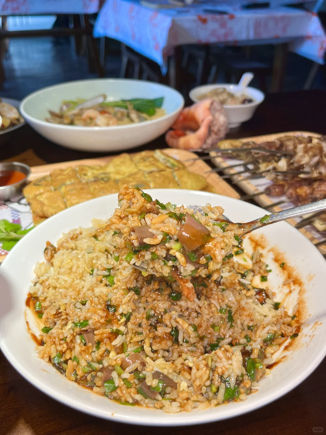 安阳平价海鲜界的top0️⃣！海肠捞饭绝了！