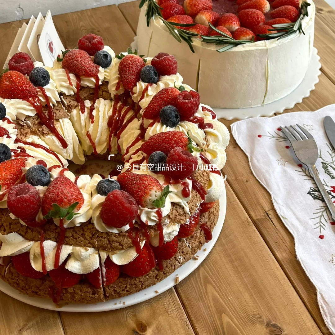 在安阳 谁懂这个草莓车轮泡芙的张力🍓