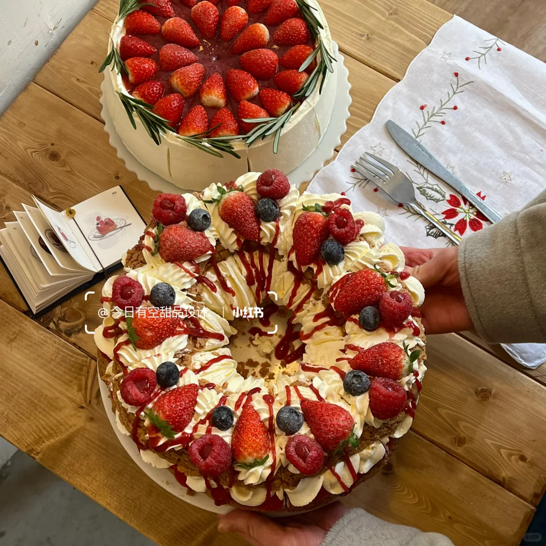 在安阳 谁懂这个草莓车轮泡芙的张力🍓