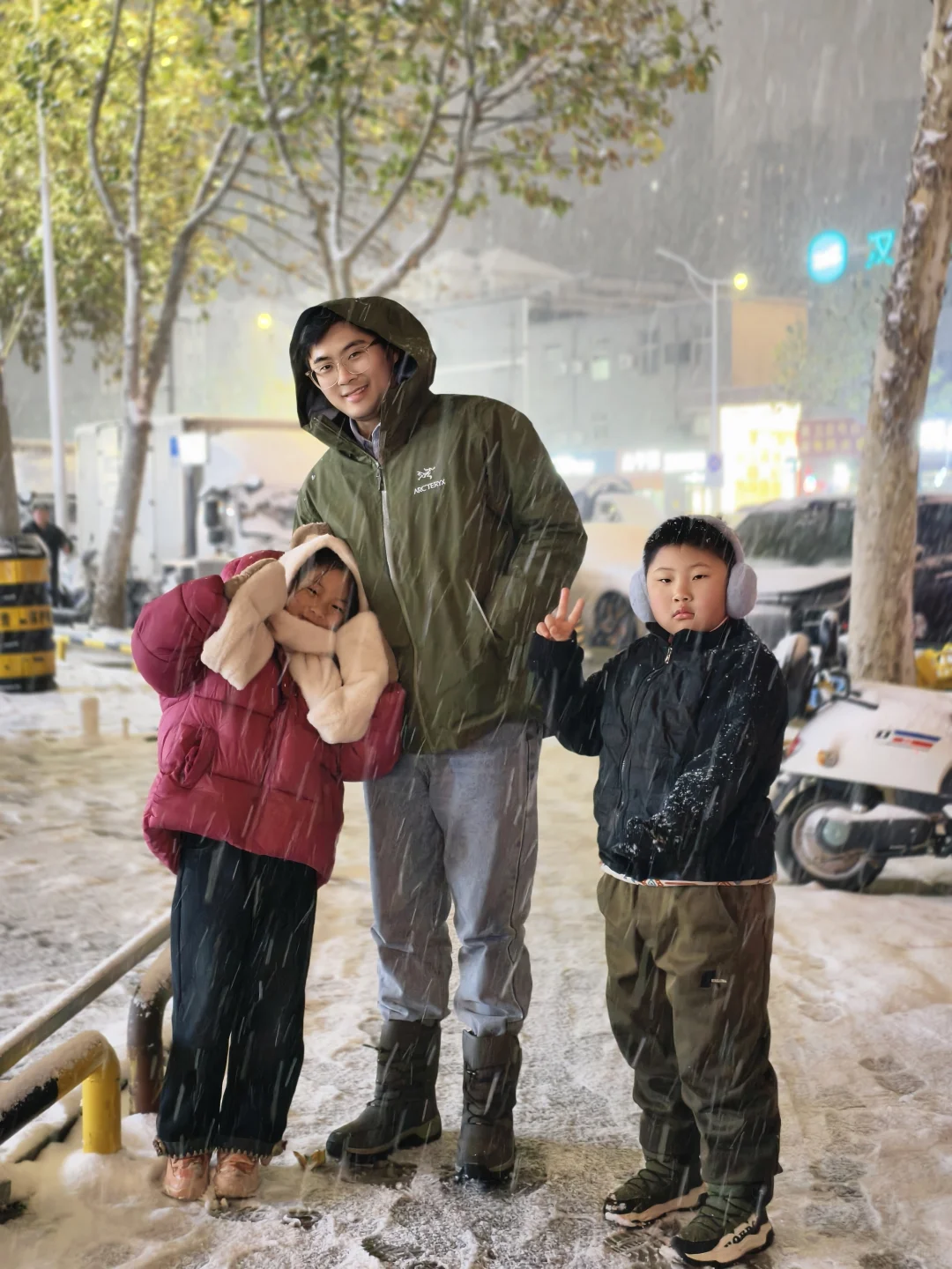 郑州终于迎来了初雪❄️(◕‿◕✿)