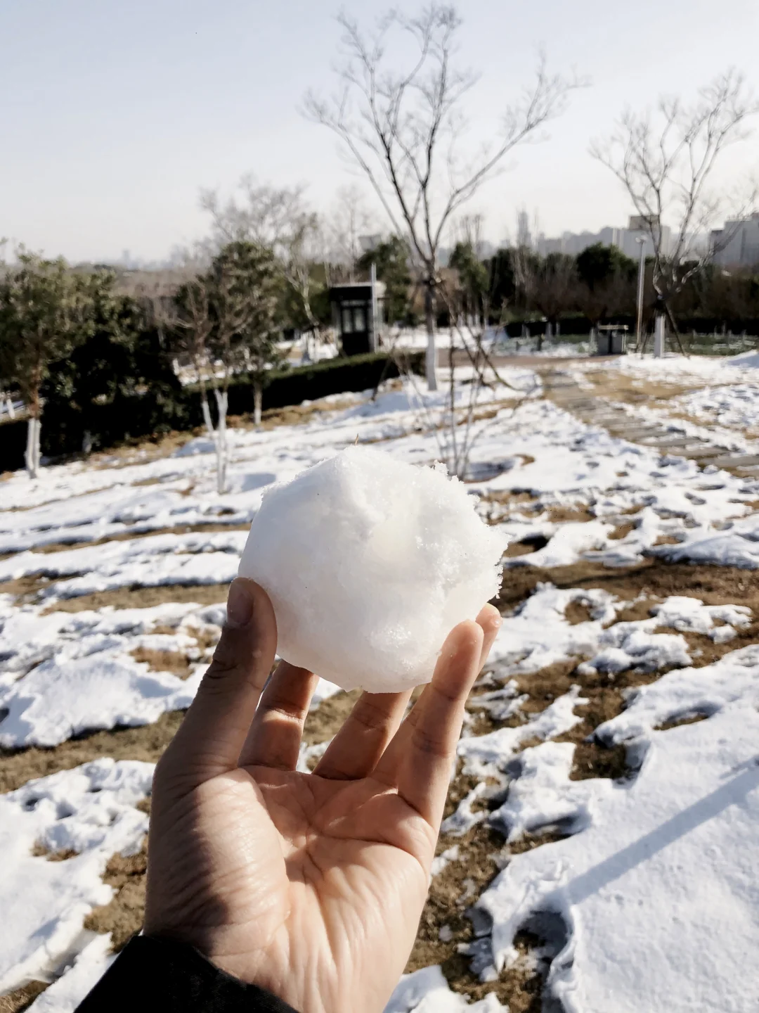 关于郑州的记忆，第一次来就遇到鹅毛大雪。
