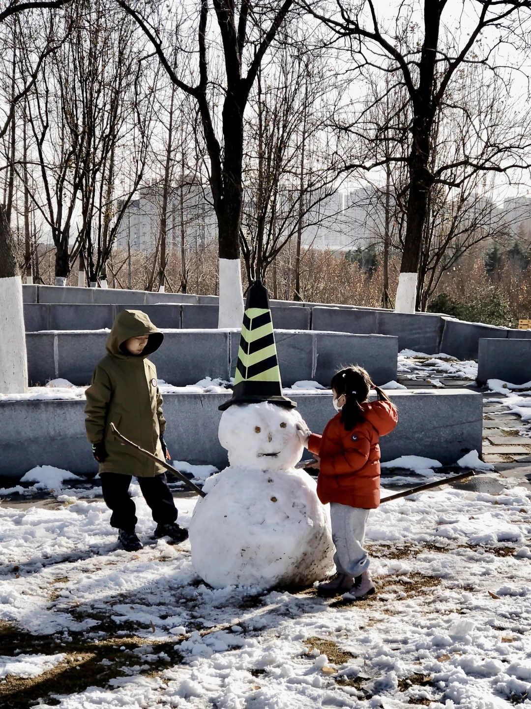关于郑州的记忆，第一次来就遇到鹅毛大雪。