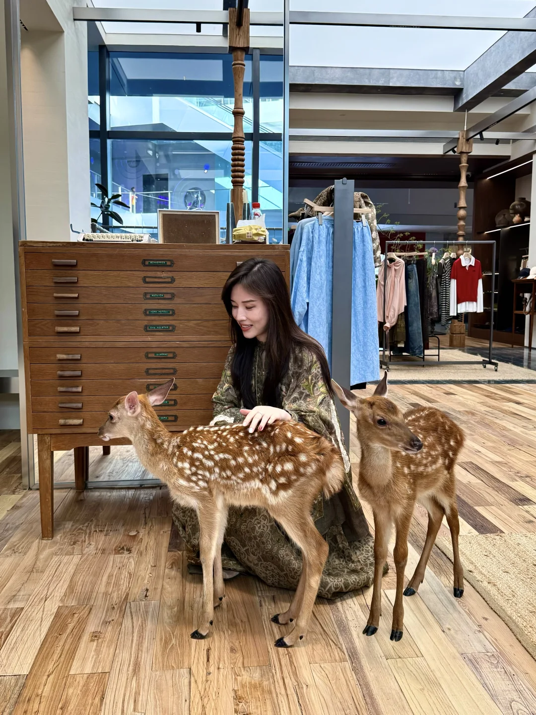 郑东万象城买手店｜来偶遇超可爱的小鹿吧🦌