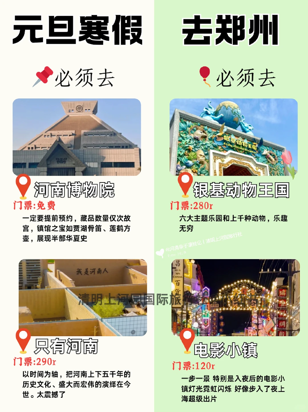 写给元旦寒假去河南旅游的姐妹👭超全攻略