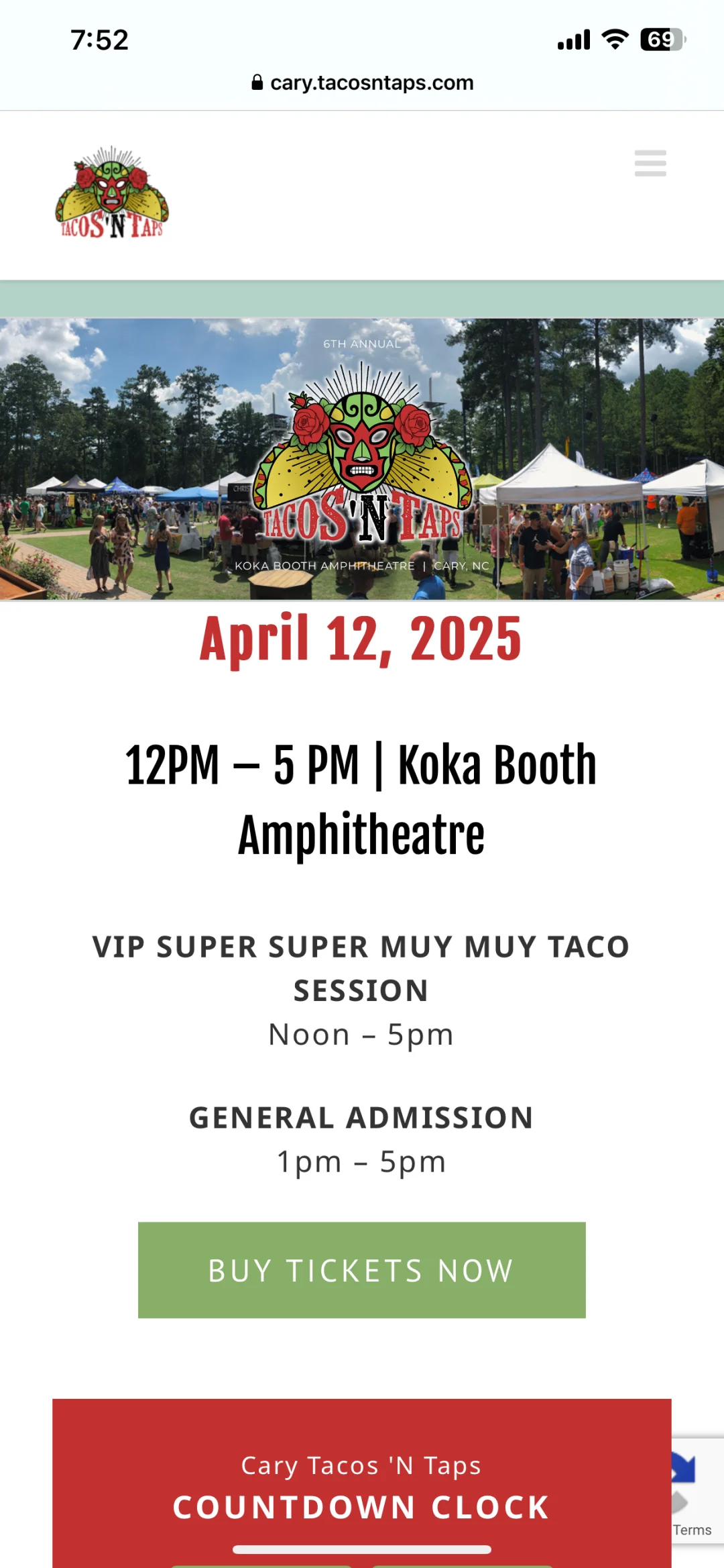 北卡2025上半年大型活动(记得收藏)