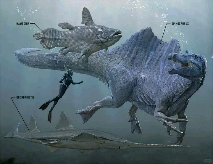 可能是目前已知最长的食肉恐龙--棘龙