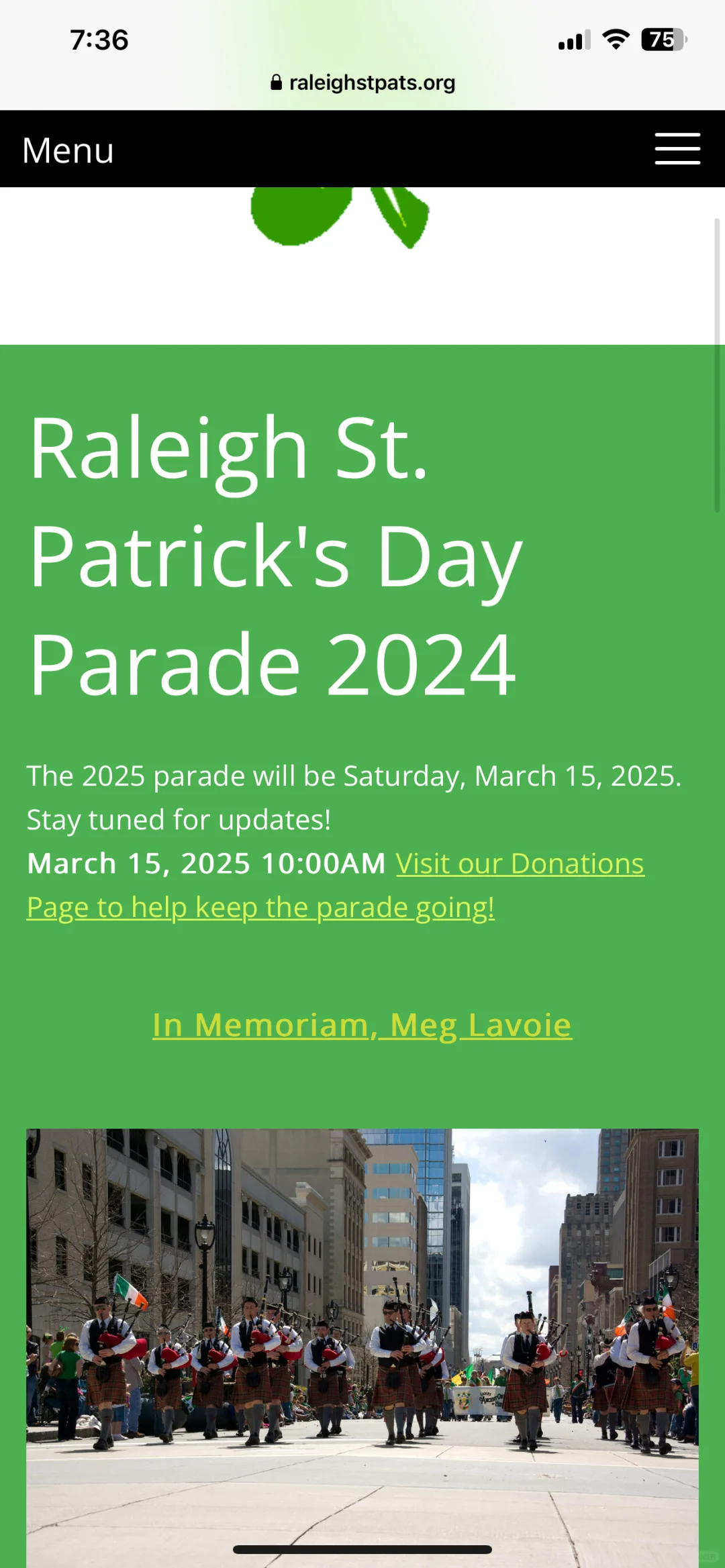 北卡2025上半年大型活动(记得收藏)