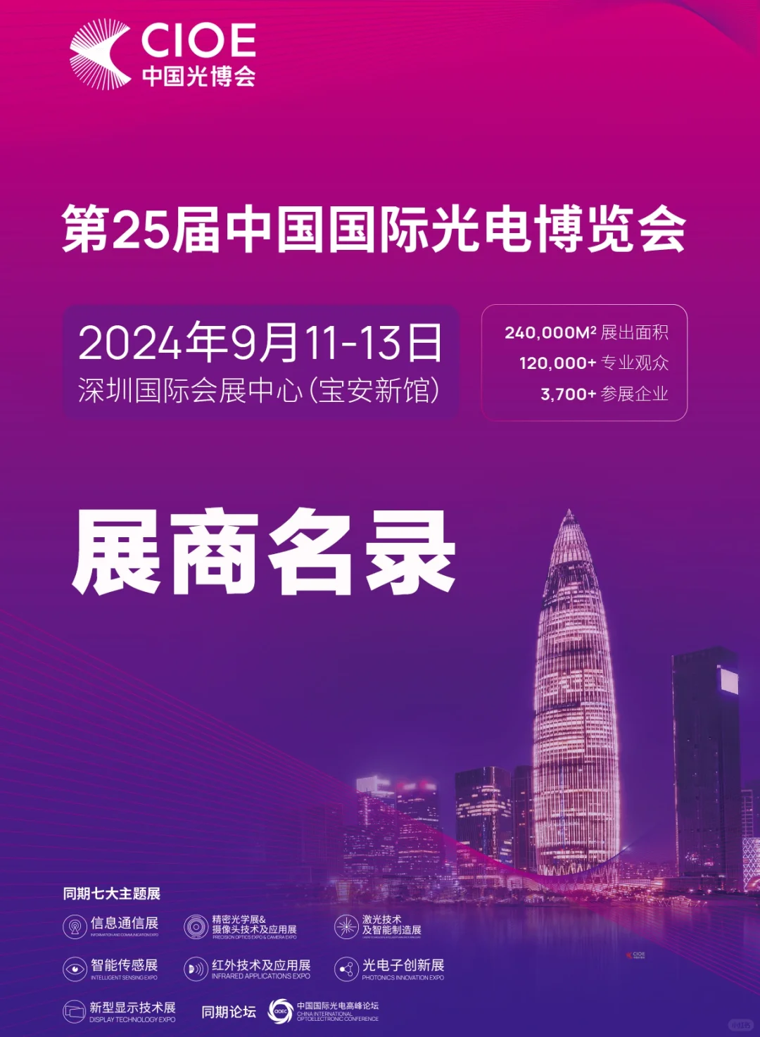 ? 深圳光博会展商名录大公开! ?