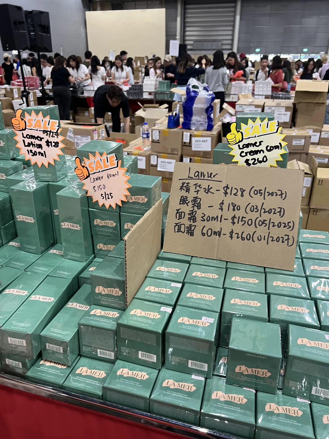 ??在新加坡美妆展买疯了