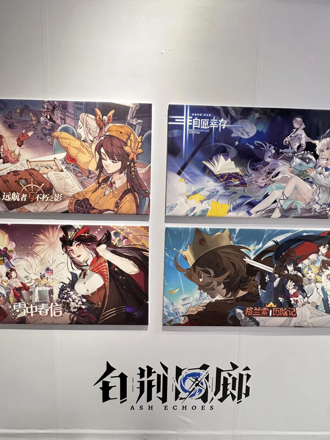 白荆回廊一周年画展快闪，这对吗。。。