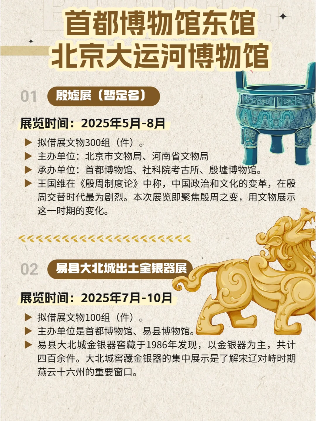 北京新展|首都博物馆2025展览计划来了！