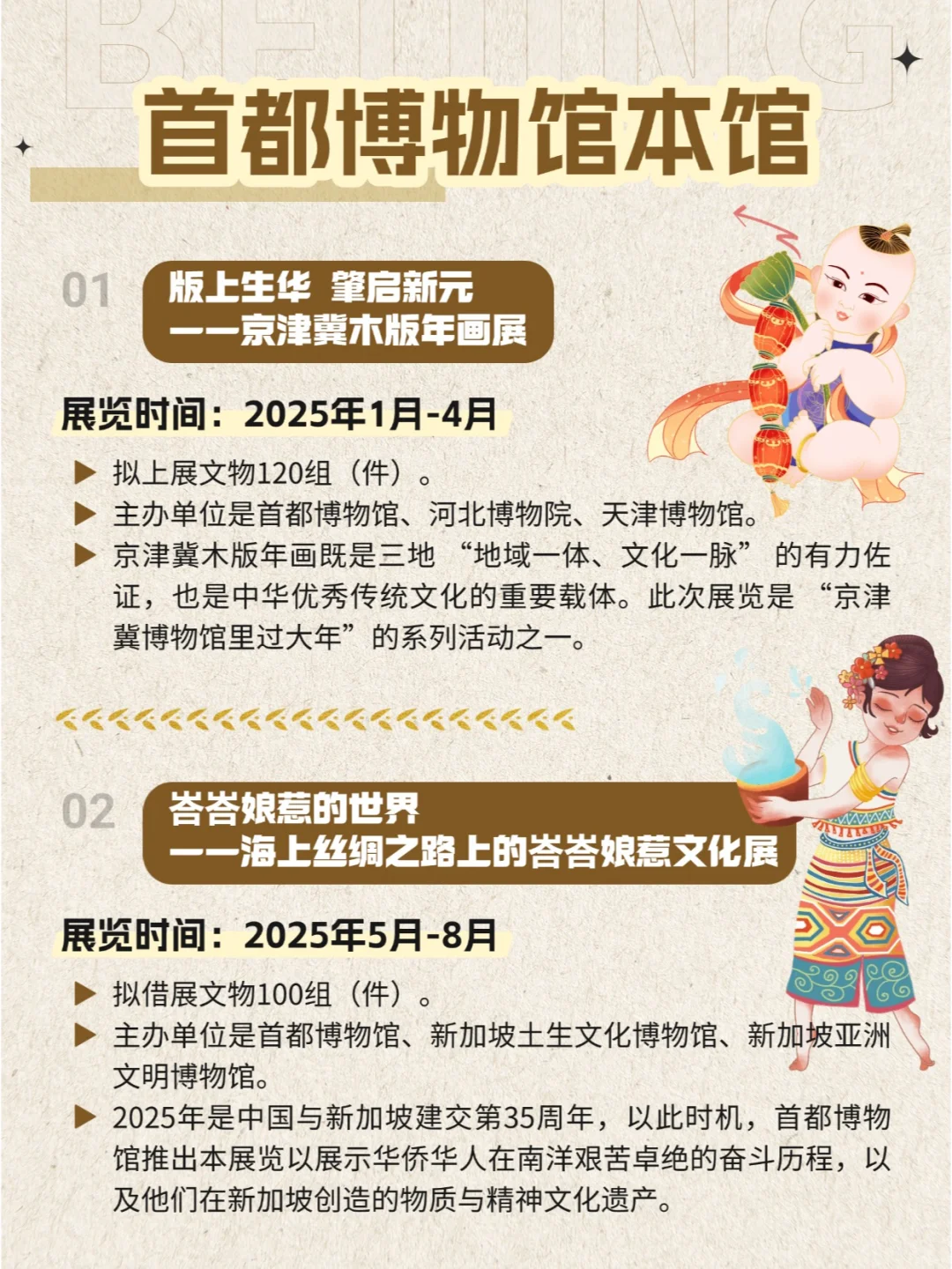 北京新展|首都博物馆2025展览计划来了！
