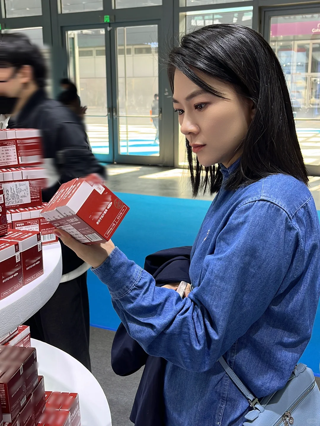 在营养展会暴走的一天