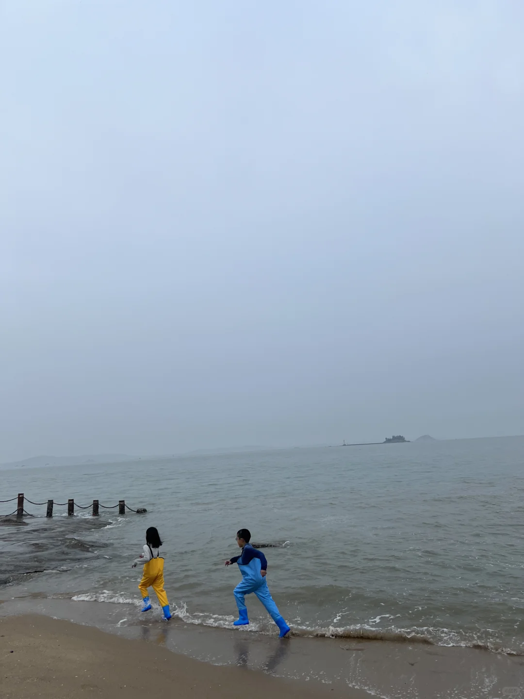 今天的海，我们自己玩吧！?‍♀️