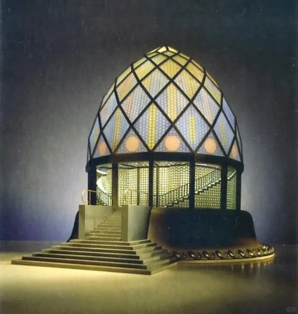The Glass Pavilion，Bruno Taut，1914