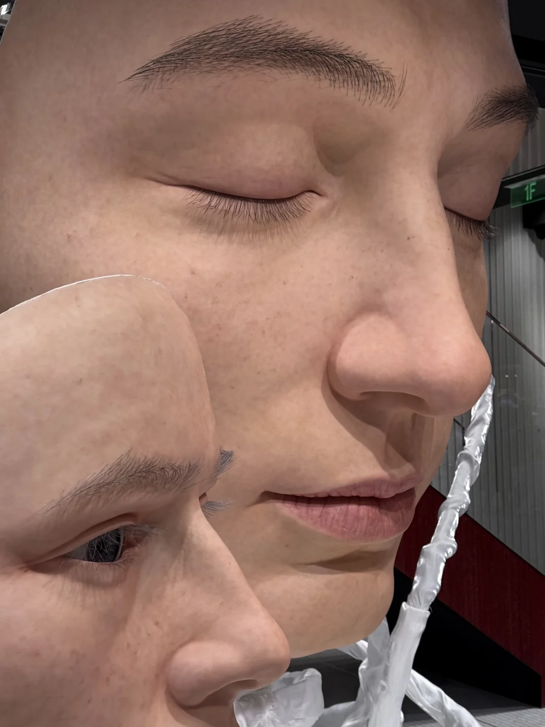 在上海！！好震撼的三张巨人脸！！！