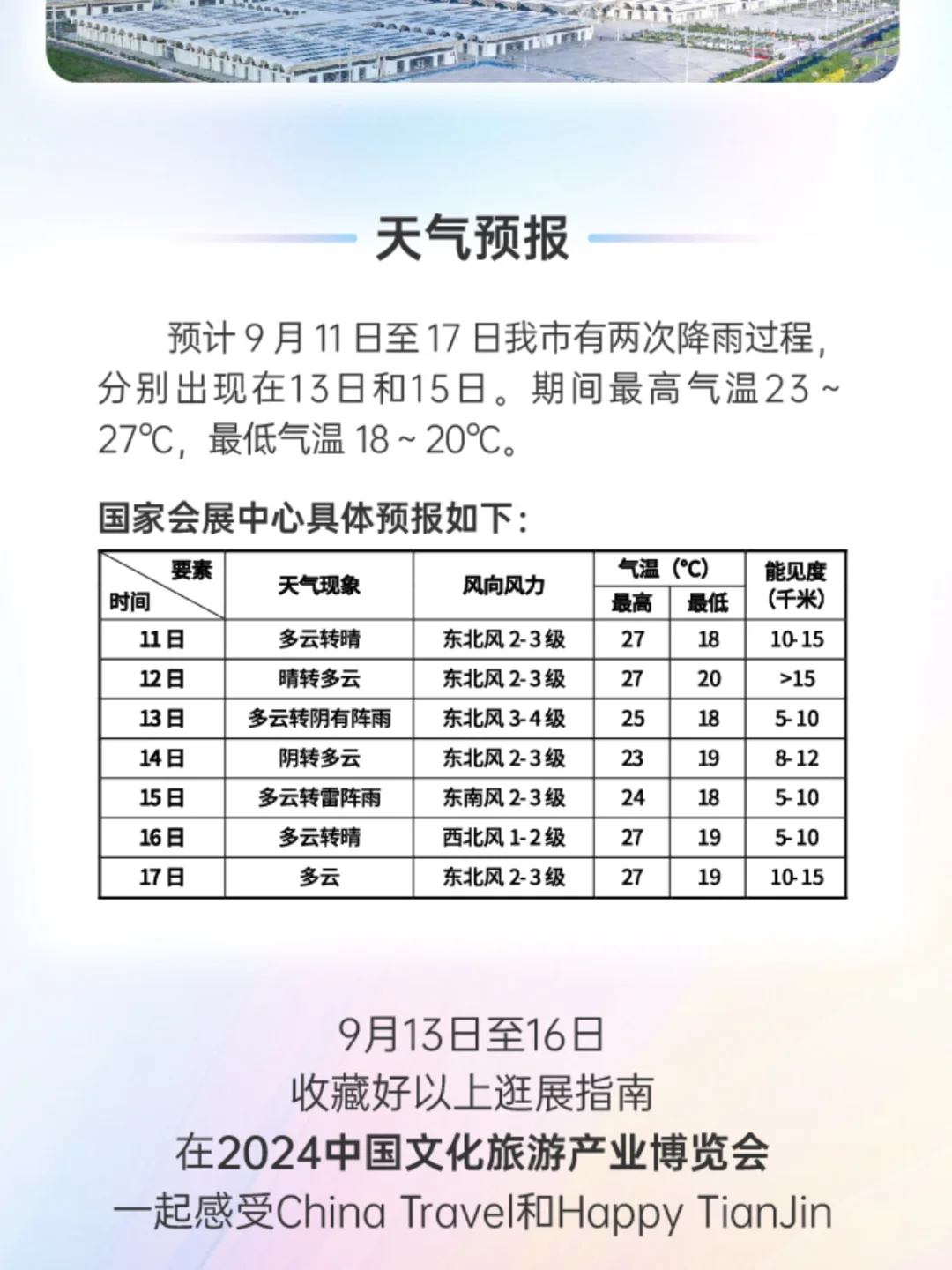 ⏳1️⃣天，中国文旅博览会在天津开幕（附指南