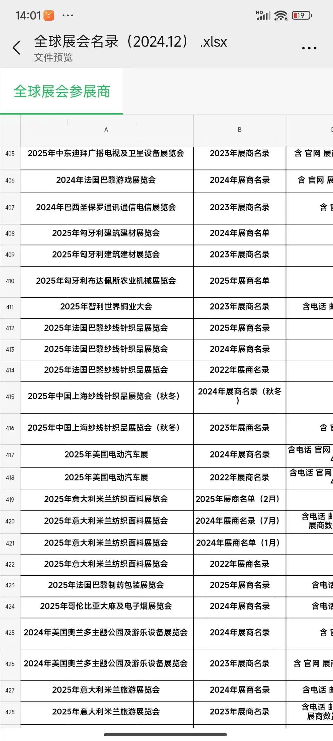 全球展会 国外展会精准开发老外客户