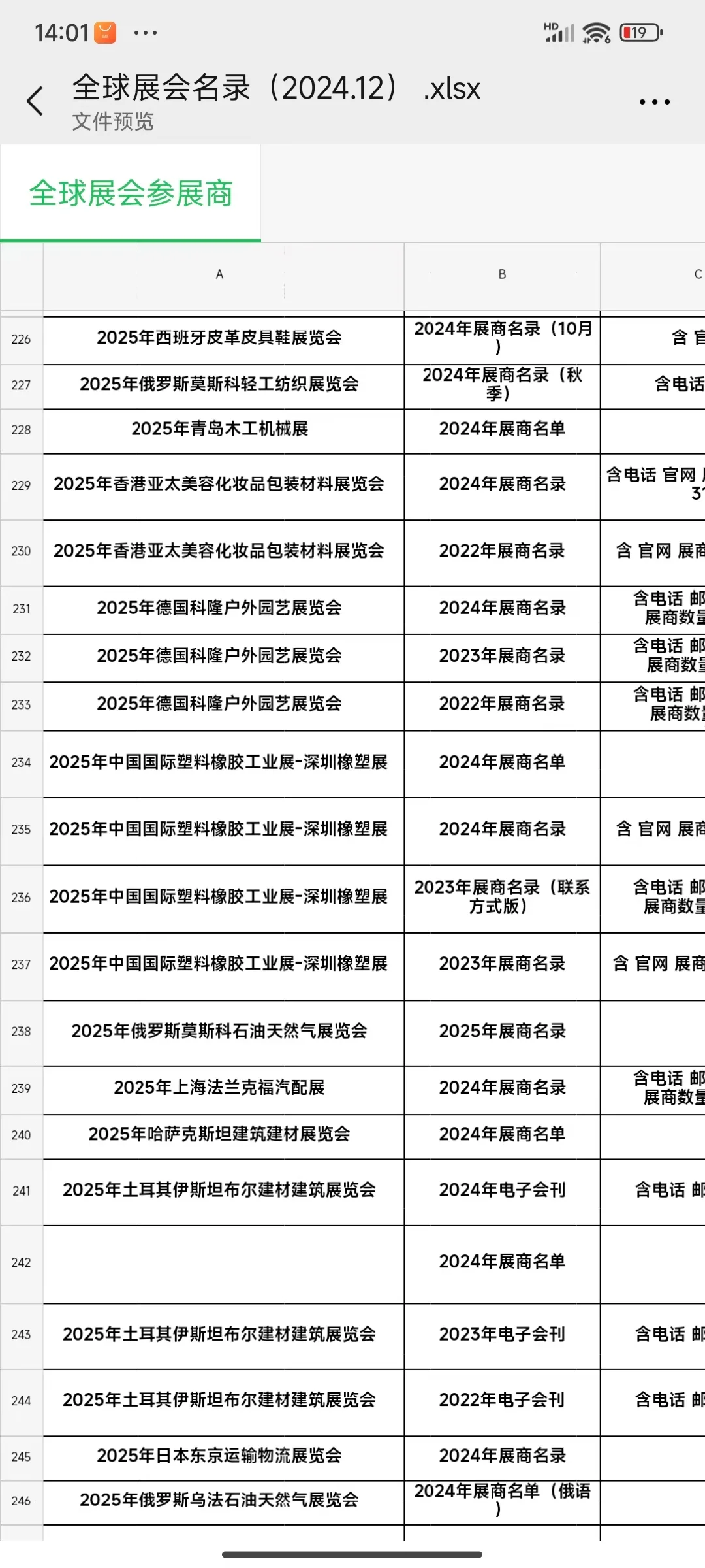 全球展会 国外展会精准开发老外客户