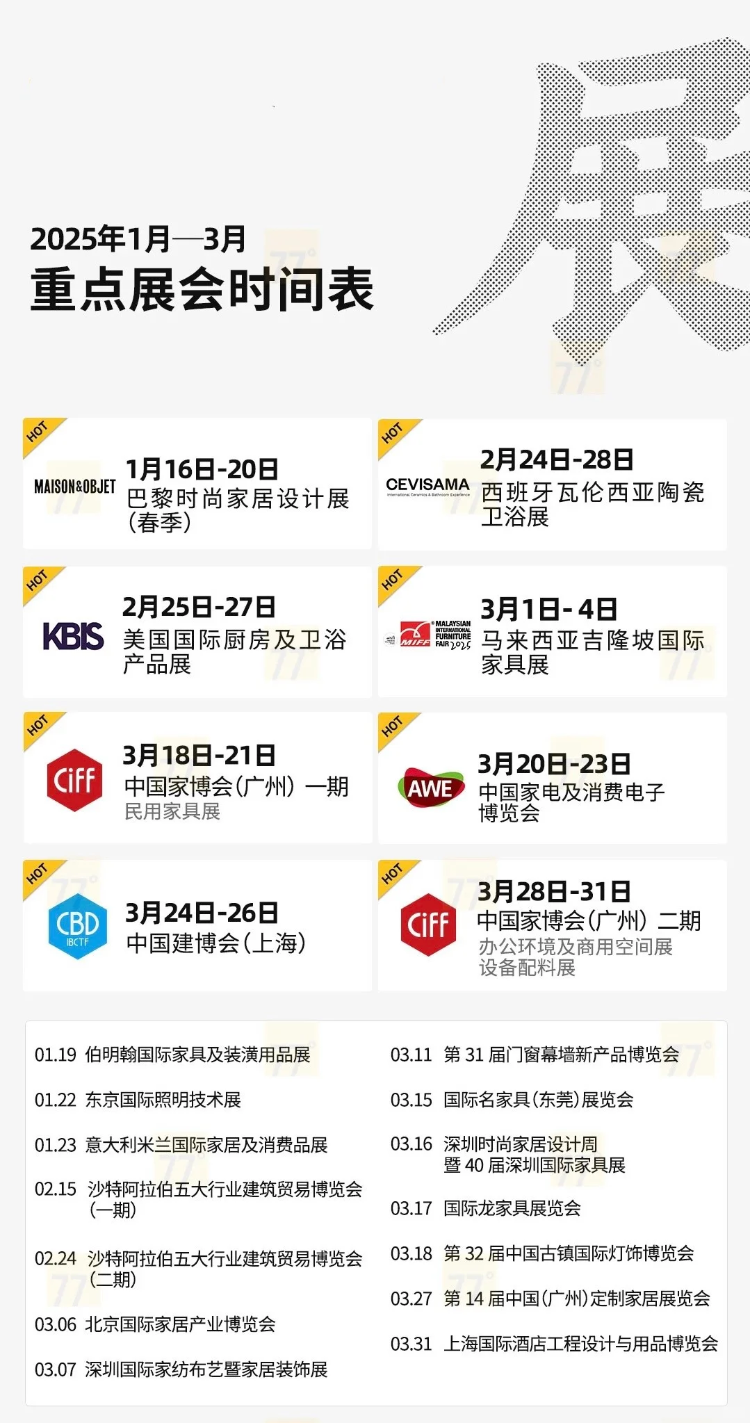 标题：2025家具展会大赏 | 必看的潮流盛宴