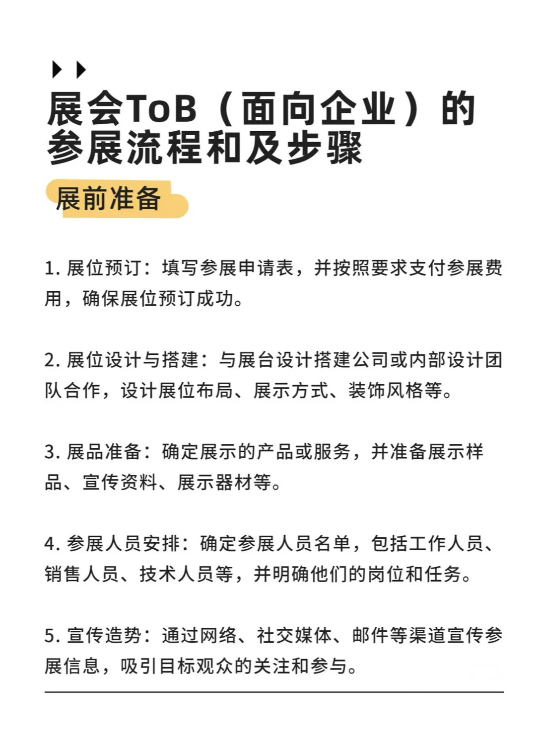 ?参展攻略